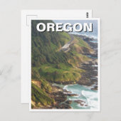 Carte Postale Côte de l'Oregon Travel (Devant / Derrière)