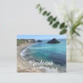 Carte Postale Côte de Mendocino en Californie (Debout devant)