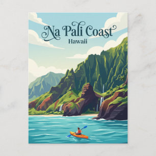 Carte Postale Côte de Na Pali, Kauai États-Unis