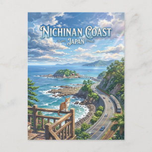 Carte Postale Côte de Nichinan Japon