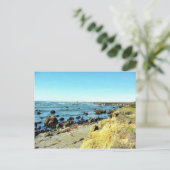 Carte Postale Côte De Plage Dans Monterey Ocean Eau Mer (Debout devant)