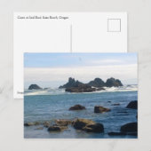 Carte Postale Côte de Seal Rock Oregon (Devant / Derrière)