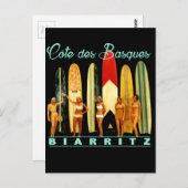 Carte Postale Côte des Basques Biarritz (Devant / Derrière)