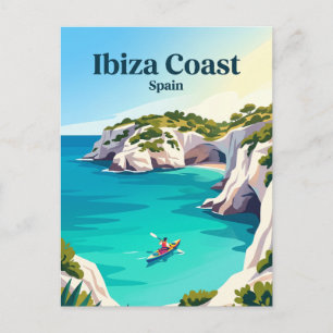 Carte Postale Côte d'Ibiza Espagne