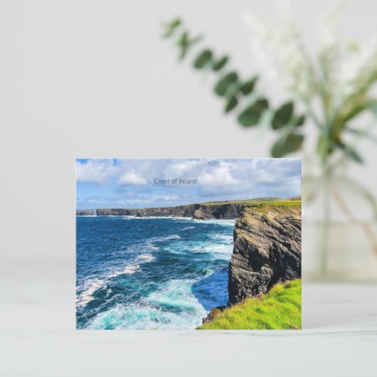 Carte Postale Côte d'Irlande, photo, (Debout devant)