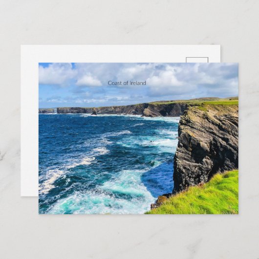 Carte Postale Côte d'Irlande, photo, (Devant / Derrière)