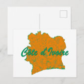 Carte Postale Côte d'Ivoire (Devant / Derrière)
