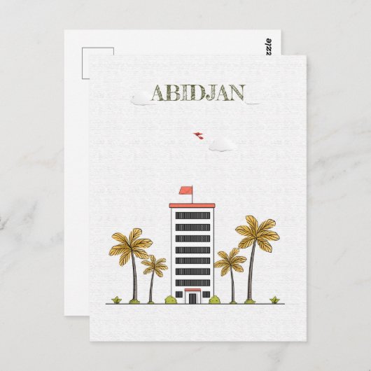 Carte Postale Côte d'Ivoire (Devant / Derrière)