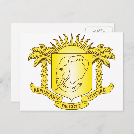 Carte Postale côte d'ivoire (Devant / Derrière)
