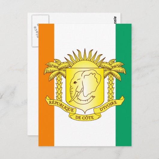 Carte Postale côte d'ivoire (Devant / Derrière)