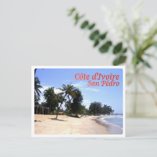 Carte Postale Côte d'Ivoire - San Pedro - (Debout devant)