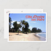 Carte Postale Côte d'Ivoire - San Pedro - (Devant / Derrière)