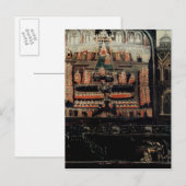 Carte Postale Côté droit du Diptyque montrant le Parlement (Devant / Derrière)