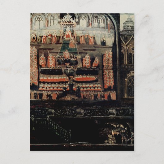 Carte Postale Côté droit du Diptyque montrant le Parlement (Devant)