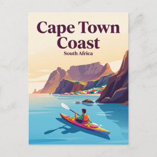Carte Postale Côte du Cap-Town Afrique du Sud
