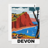Carte Postale Côte du Devon (Devant / Derrière)