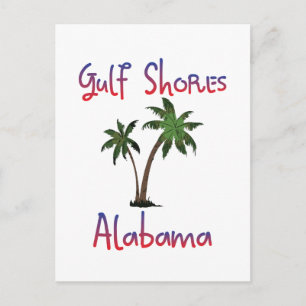 Carte Postale Côte du Golfe Alabama