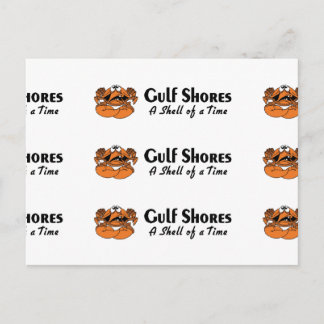 Carte Postale Côte du Golfe Crabe de l'Alabama