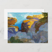 Carte Postale Côte du Maine par Newell Convers Wyeth (Devant / Derrière)