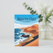 Carte Postale Côte du Skeleton Namibie (Debout devant)