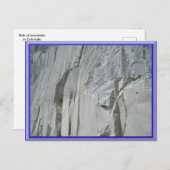 Carte postale côté montagne (Devant / Derrière)