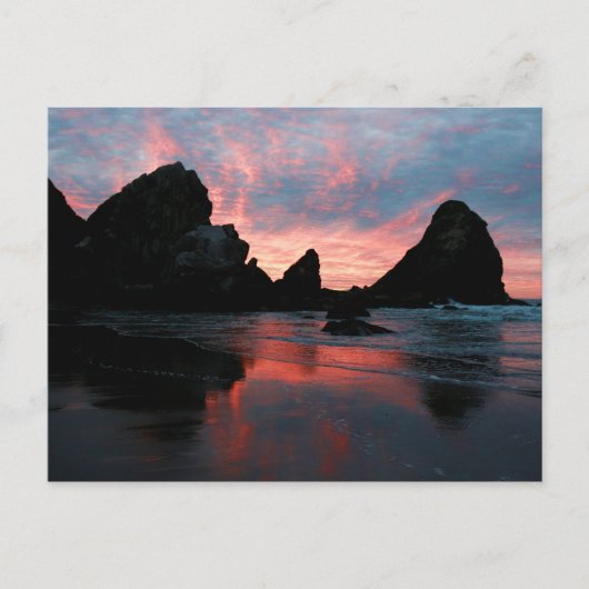Carte Postale Côte Oregon Sunrise Harris Beach (Devant)
