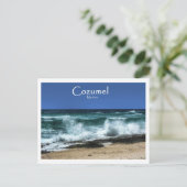 Carte Postale Côté ouest de Cozumel (Debout devant)