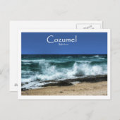 Carte Postale Côté ouest de Cozumel (Devant / Derrière)