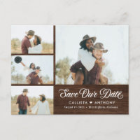 Côté Pays Mariage Rustique Enregistrer La Date Car
