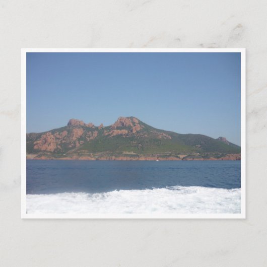 Carte Postale côte riviera (Devant)