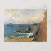 Carte Postale Côte rocheuse par Paul Gauguin, Impressionnisme Vi (Devant)
