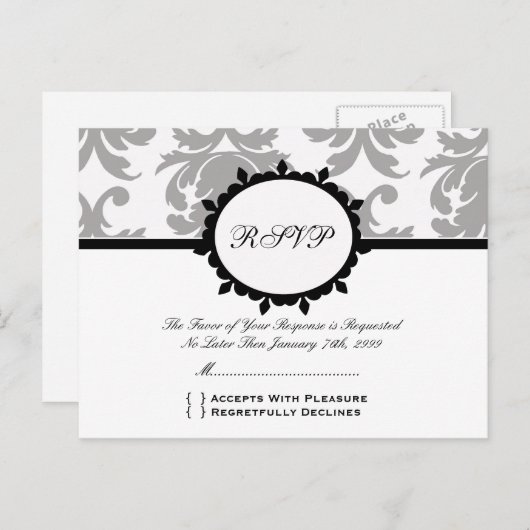 Carte postale COTE RSVP (Devant / Derrière)