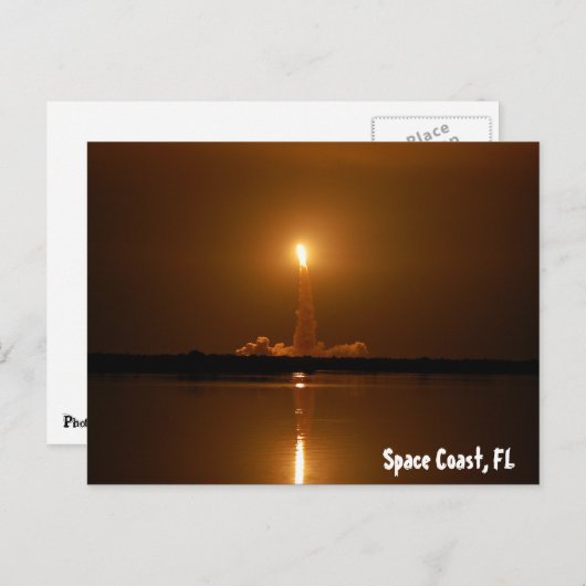 Carte Postale Côte spatiale, FL (Devant / Derrière)