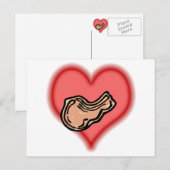 Carte Postale côtelette de porc (Devant / Derrière)