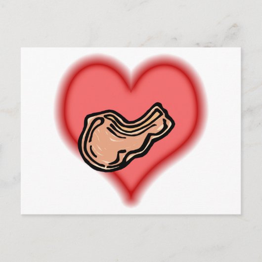 Carte Postale côtelette de porc (Devant)