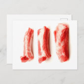 Carte Postale Côtes de rechange brutes (Devant / Derrière)