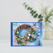 Carte Postale Côtière Tropical Poissons Mer n Salutations (Debout devant)