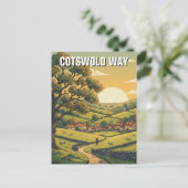 Carte Postale Cotswold Way Angleterre Travel (Debout devant)