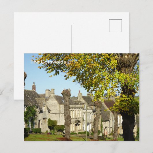 Carte Postale Cotswolds (Devant / Derrière)