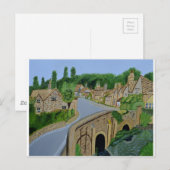 Carte Postale Cotswolds Angleterre (Devant / Derrière)