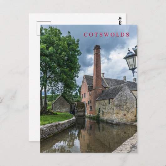 Carte postale Cotswolds Lower Slaughter (Devant / Derrière)