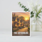 Carte postale Cotswolds Village (Debout devant)