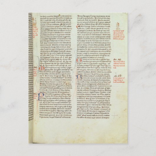 Carte Postale Cott Nero D II f.114 Adrian IV (Devant)