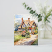 Carte Postale Cottage anglais (Debout devant)