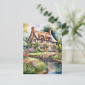 Carte Postale Cottage anglais (Debout devant)