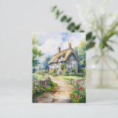 Carte Postale Cottage anglais (Debout devant)