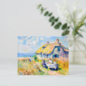 Carte Postale Cottage by the Sea Impressionist Art (Debout devant)