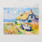 Carte Postale Cottage by the Sea Impressionist Art (Devant)