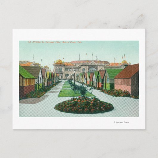 Carte Postale Cottage City Avenue ViewSanta Cruz, CA (Devant)