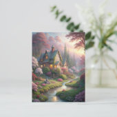 Carte Postale Cottage et jardin (Debout devant)